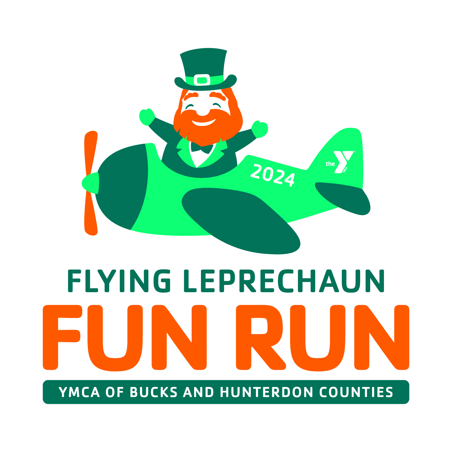 flying leprechaun logo